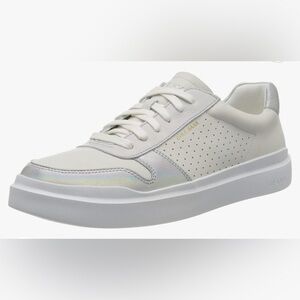 Cole Haan Women's Grandpro Rally Court Sneaker Optic White/Perf/Iridescence